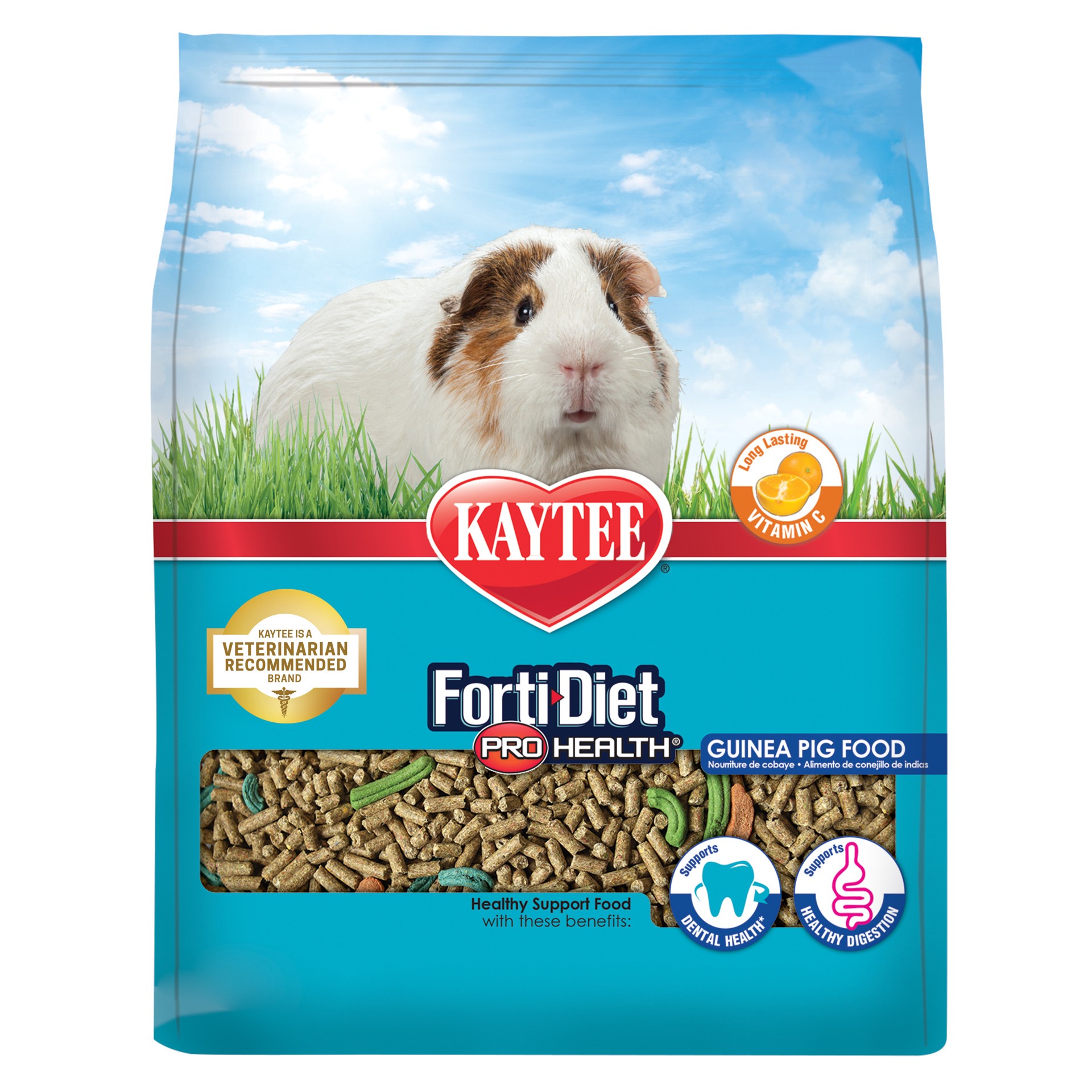 slide 1 of 8, Kaytee Pet Specialty Kaytee Forti-Diet Pro Health Guinea Pig Food, 5 lb, 1 ct