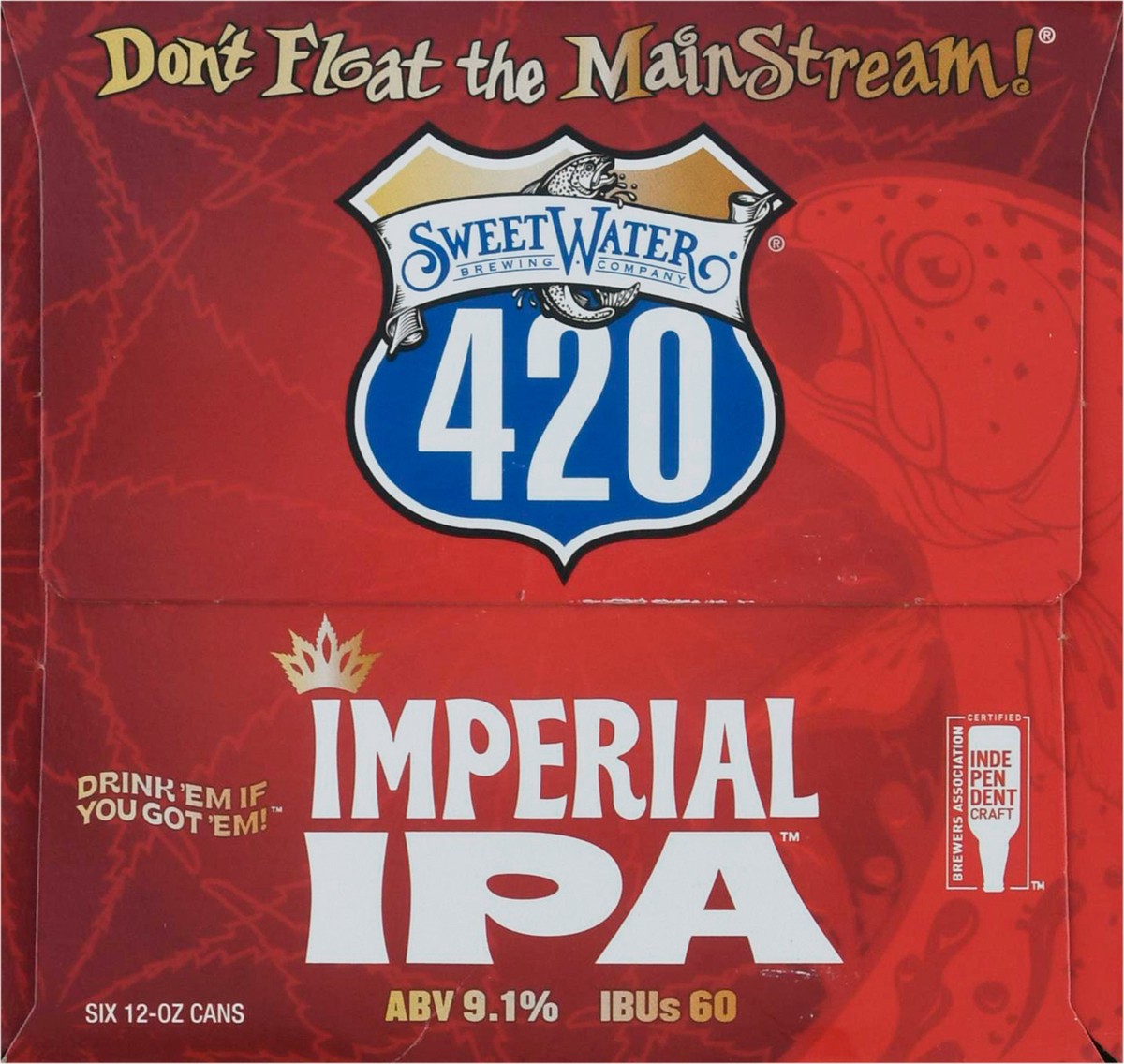 slide 9 of 12, SweetWater Brewing Company Sweetwater Imperial Ipa 420 6Pk Cans, 6 ct