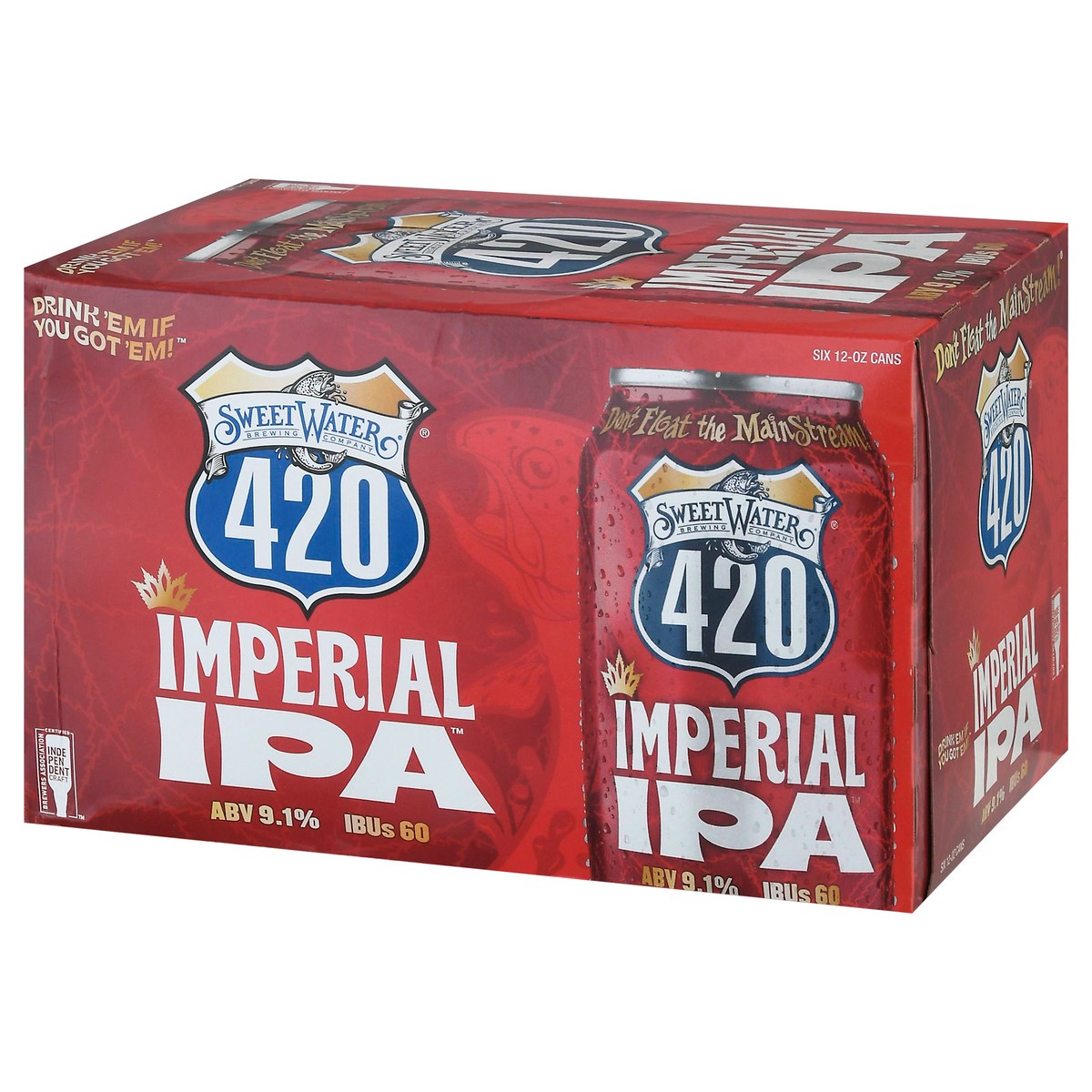 slide 2 of 12, SweetWater Brewing Company Sweetwater Imperial Ipa 420 6Pk Cans, 6 ct