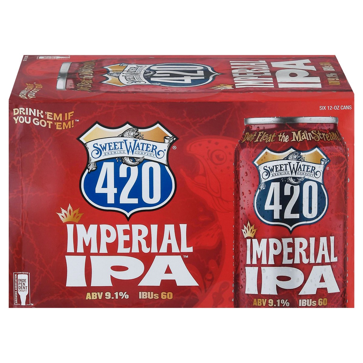 slide 1 of 12, SweetWater Brewing Company Sweetwater Imperial Ipa 420 6Pk Cans, 6 ct