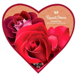 Russell Stover Valentine's Assorted Chocolates Photo Heart (Packaging May Vary) - 1.5 oz