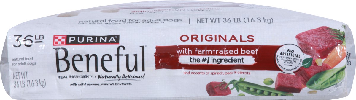 slide 7 of 7, Beneful Purina Beneful Originals With Farm-Raised Beef Natural Dog Food Dry Recipe With Added Vitamins, Minerals and Nutrients, 36 lb
