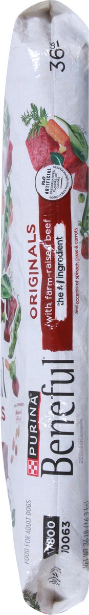 slide 4 of 7, Beneful Purina Beneful Originals With Farm-Raised Beef Natural Dog Food Dry Recipe With Added Vitamins, Minerals and Nutrients, 36 lb