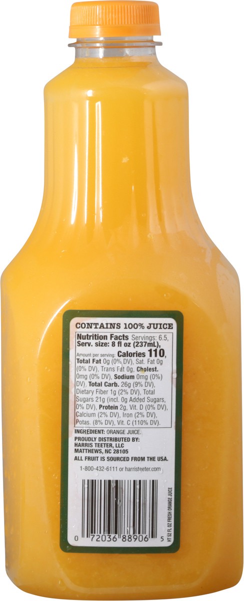 slide 8 of 14, Harris Teeter Fresh Orange Juice, 1 ct
