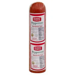 Giant Eagle Pepperoni, Sandwich Style