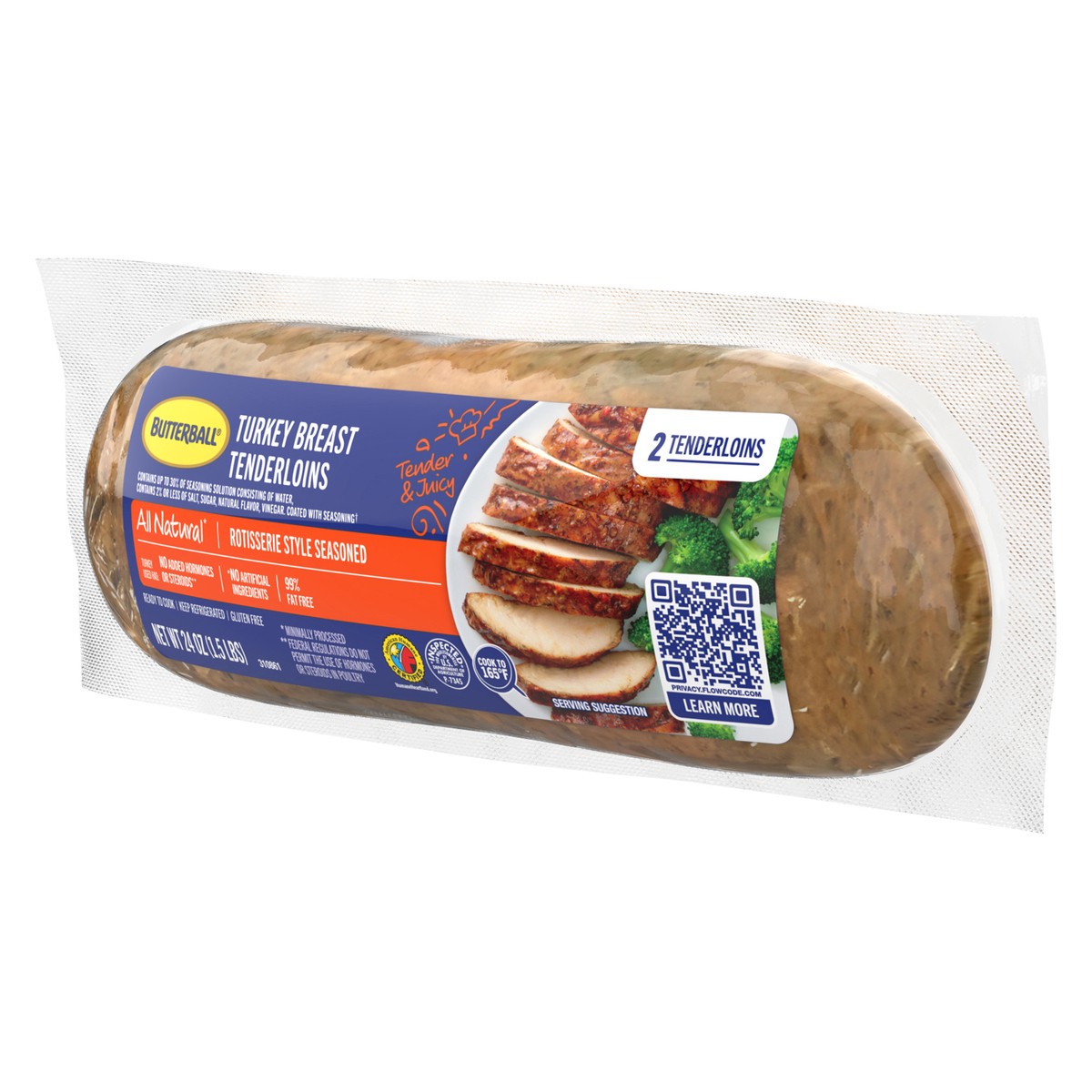 slide 4 of 4, Butterball Rotisserie Turkey Tenderloins, 1.5 lb