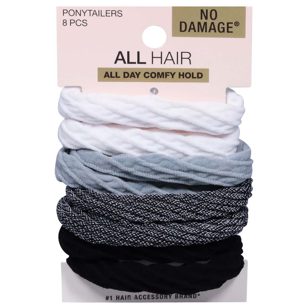 slide 1 of 2, scünci No Damage Ponytailers 8 Each, 4 ct