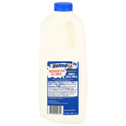 UnitedQ Reduced Fat 2% Milk - 1/2 gal