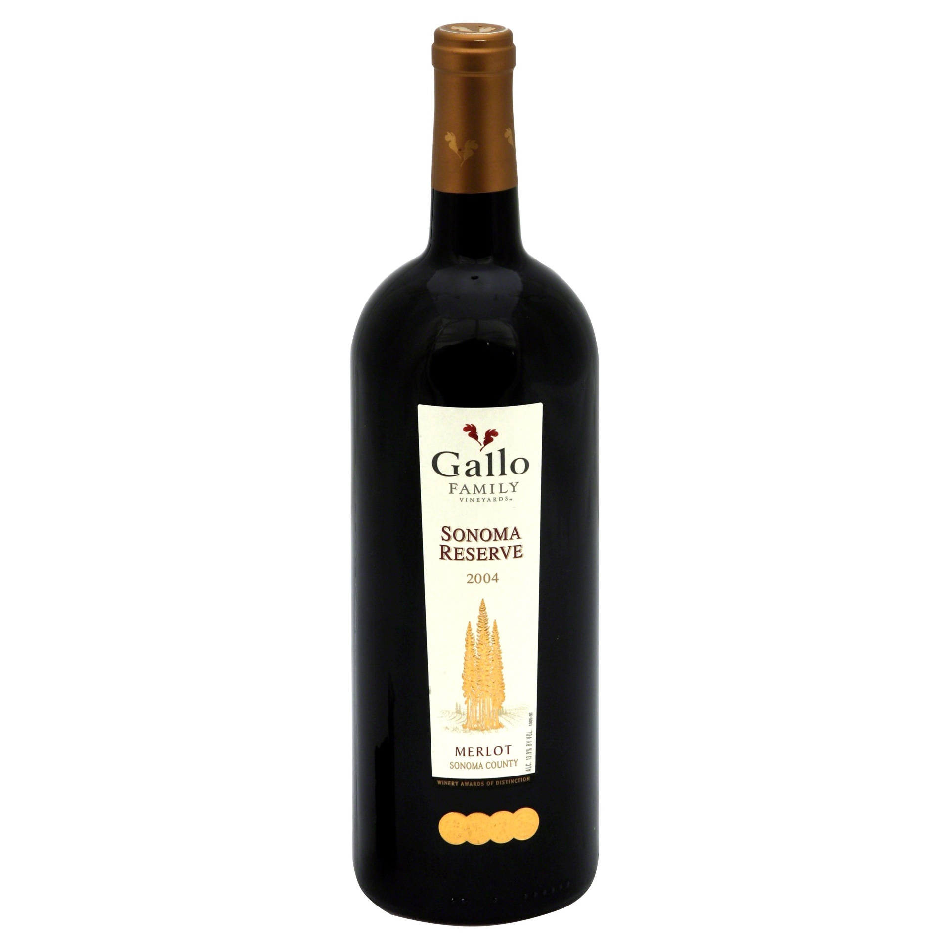 slide 1 of 1, Gallo Family Merlot, Sonoma County, 2004, 750 ml