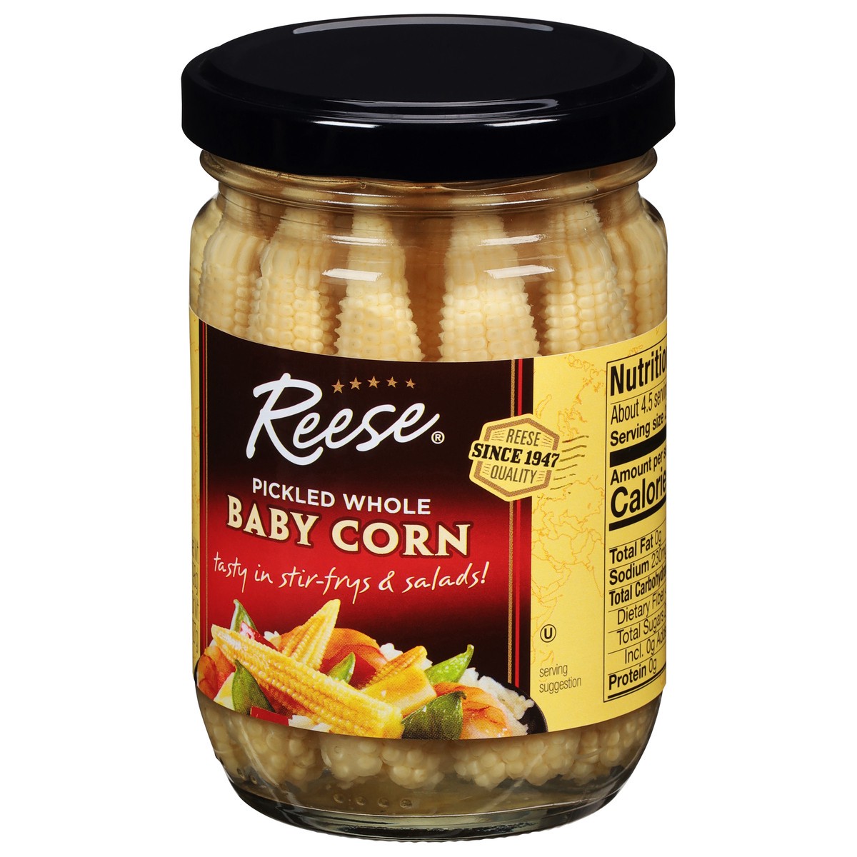 slide 12 of 14, Reese Pickled Whole Baby Corn 7 oz, 7 oz