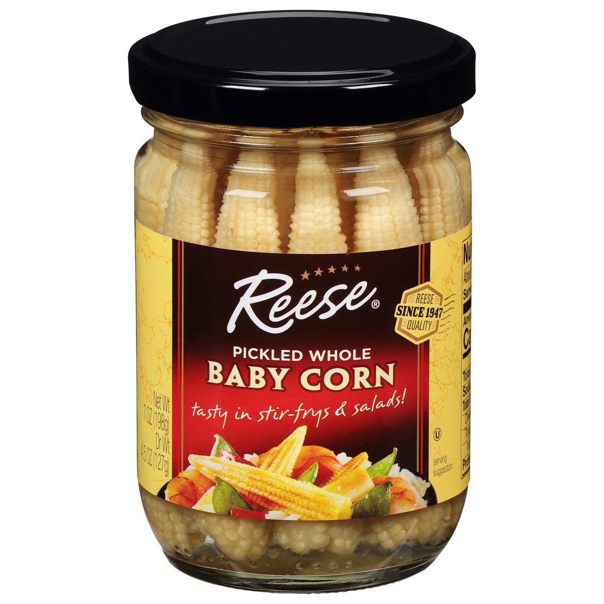 slide 10 of 14, Reese Pickled Whole Baby Corn 7 oz, 7 oz