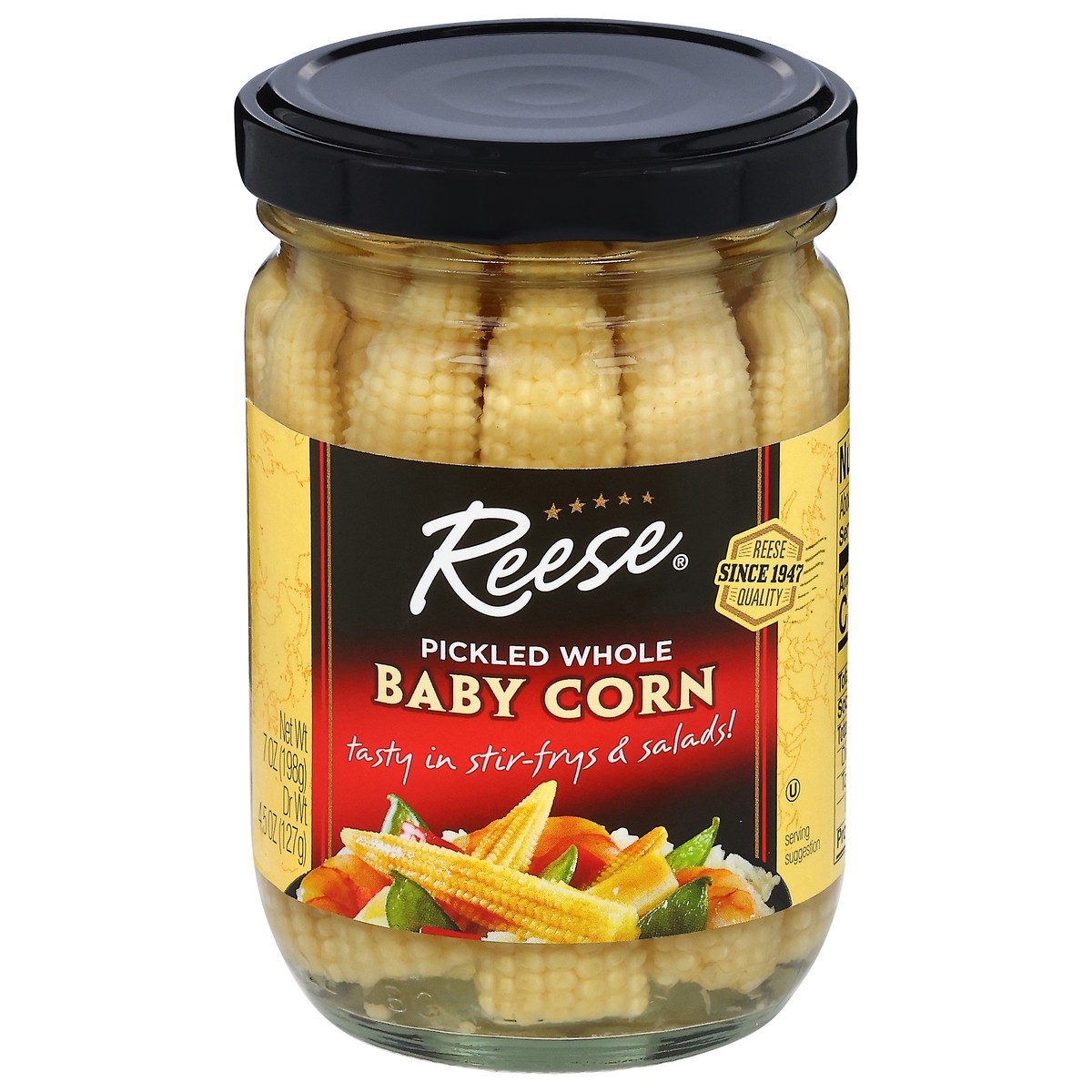 slide 1 of 14, Reese Pickled Whole Baby Corn 7 oz, 7 oz