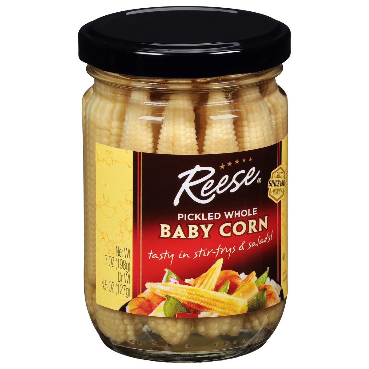 slide 6 of 14, Reese Pickled Whole Baby Corn 7 oz, 7 oz