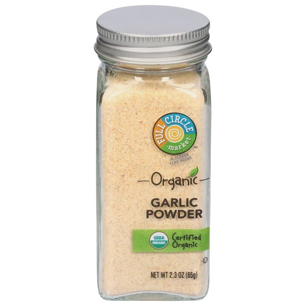 slide 1 of 6, Full Circle Market Organic Garlic Powder 2.3 oz, 8 oz