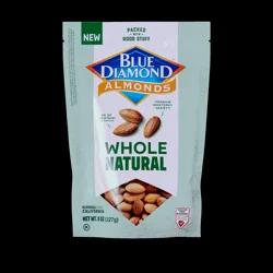 Blue Diamond Almonds Whole Natural 8 oz