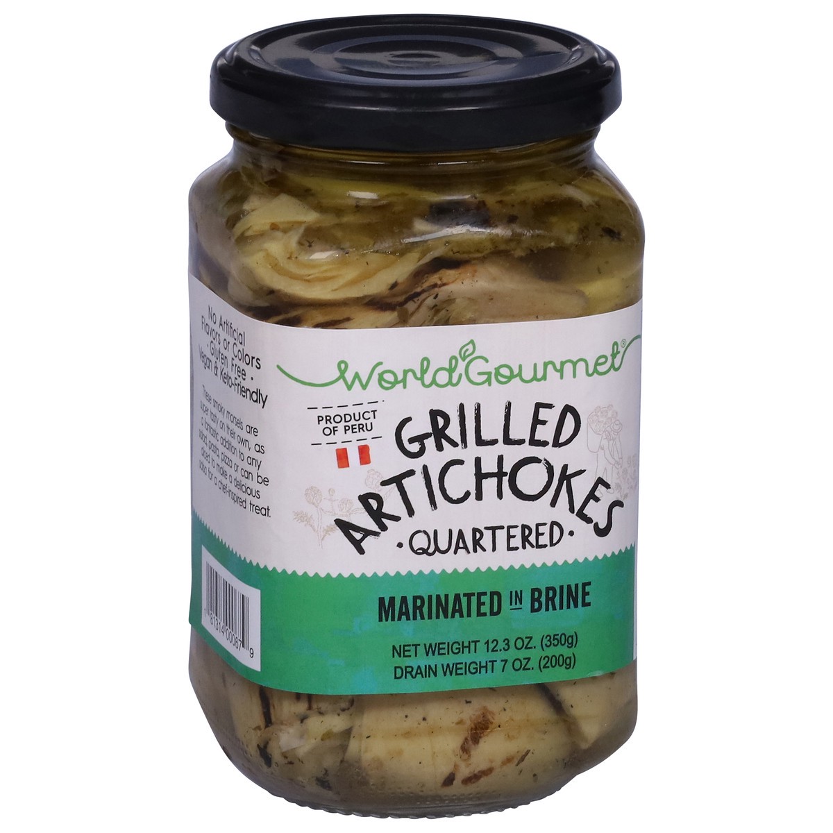 slide 9 of 14, World Gourmet Quartered Grilled Artichokes 12.3 oz, 12.3 oz