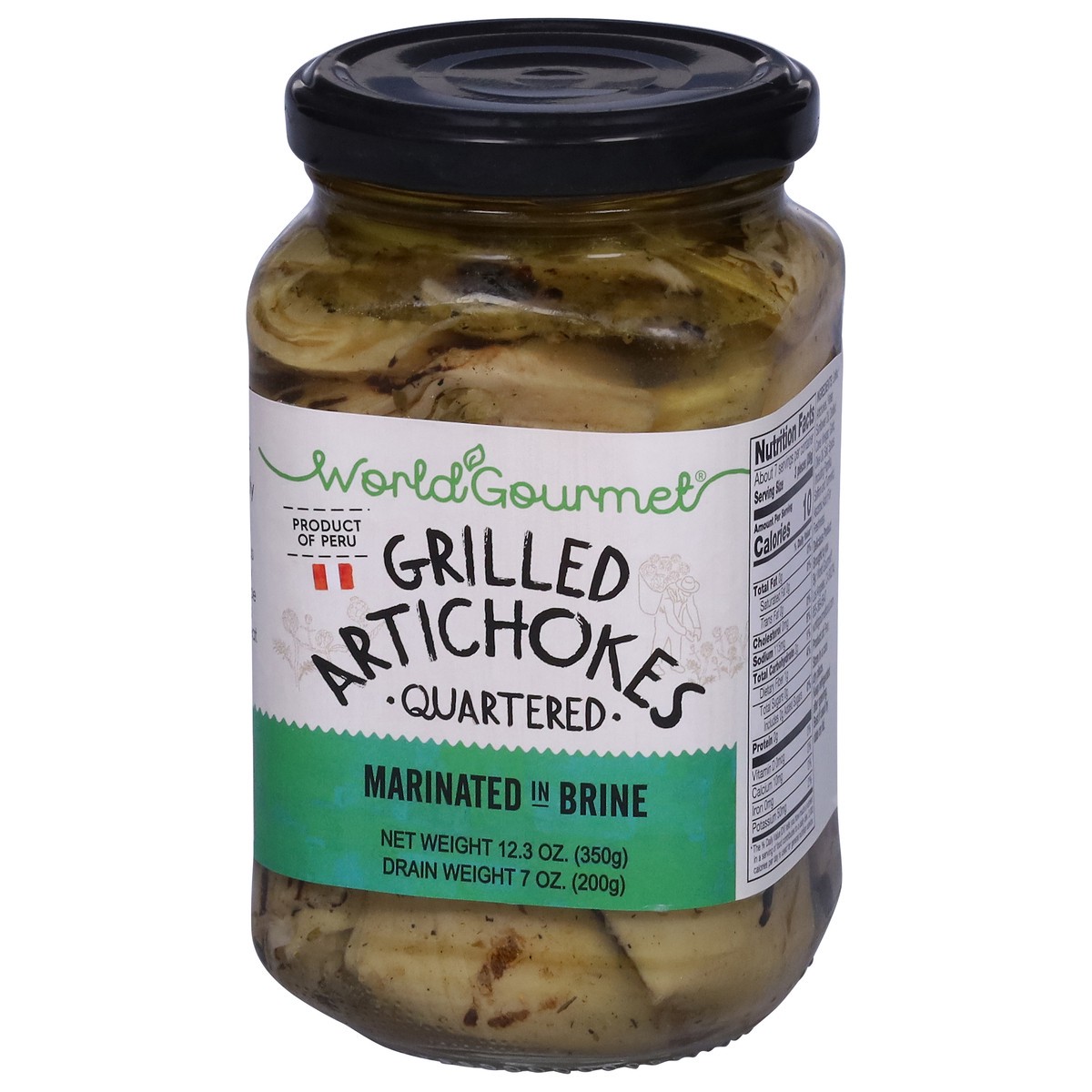 slide 4 of 14, World Gourmet Quartered Grilled Artichokes 12.3 oz, 12.3 oz