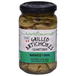 World Gourmet Quartered Grilled Artichokes 12.3 oz