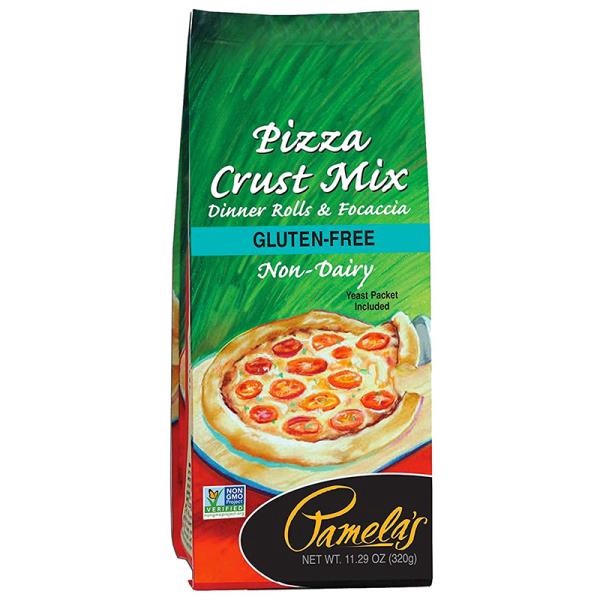 slide 1 of 5, Pamela's Gluten Free Pizza Crust Mix, 11.29 oz