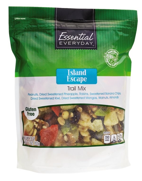 slide 1 of 6, Essential Everyday Island Escape Trail Mix, 28 oz