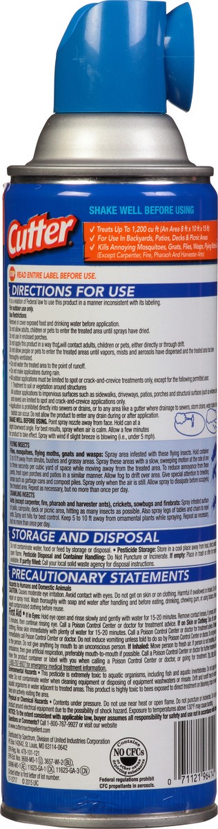 slide 5 of 9, Cutter Backyard Bug Control Outdoor Fogger 16 oz Aerosol, 16 oz