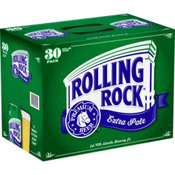Rolling Rock Extra Pale Premium Beer, 30 ea