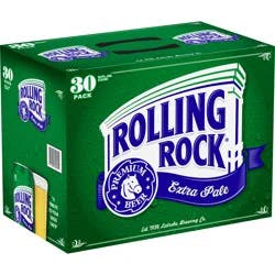 Rolling Rock Extra Pale Premium Beer, 30 ea
