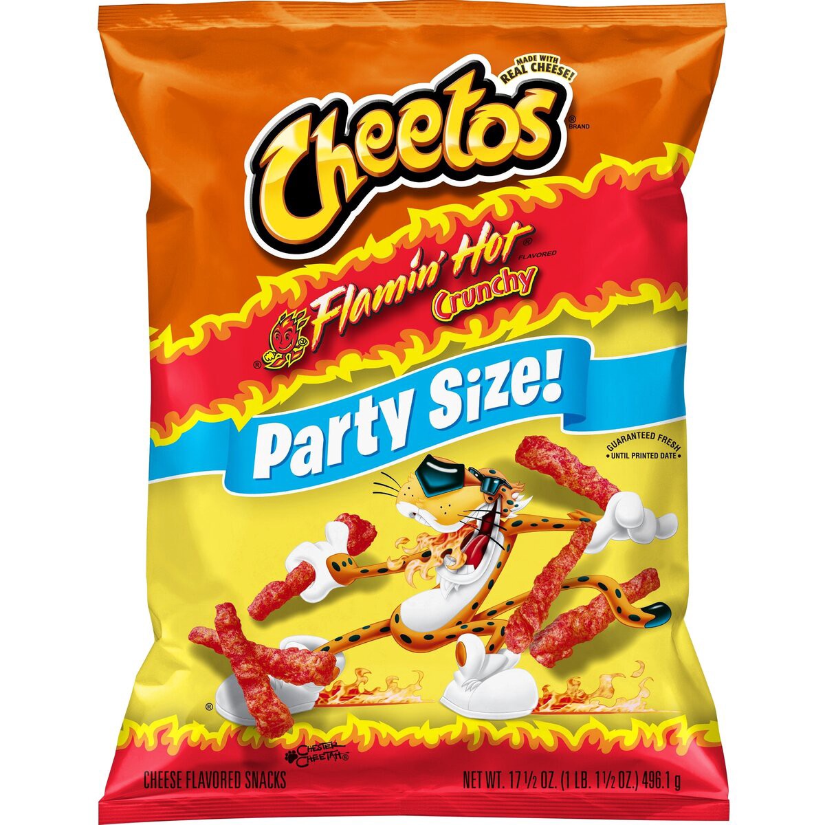 slide 3 of 5, Cheetos Cheese Flavored Snacks, 17.5 oz