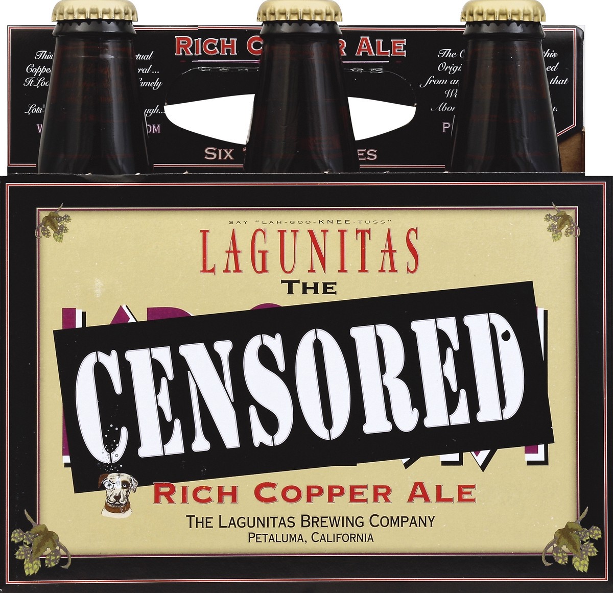 slide 4 of 4, Lagunitas The Censored Rich Copper Ale, 6 ct; 12 oz