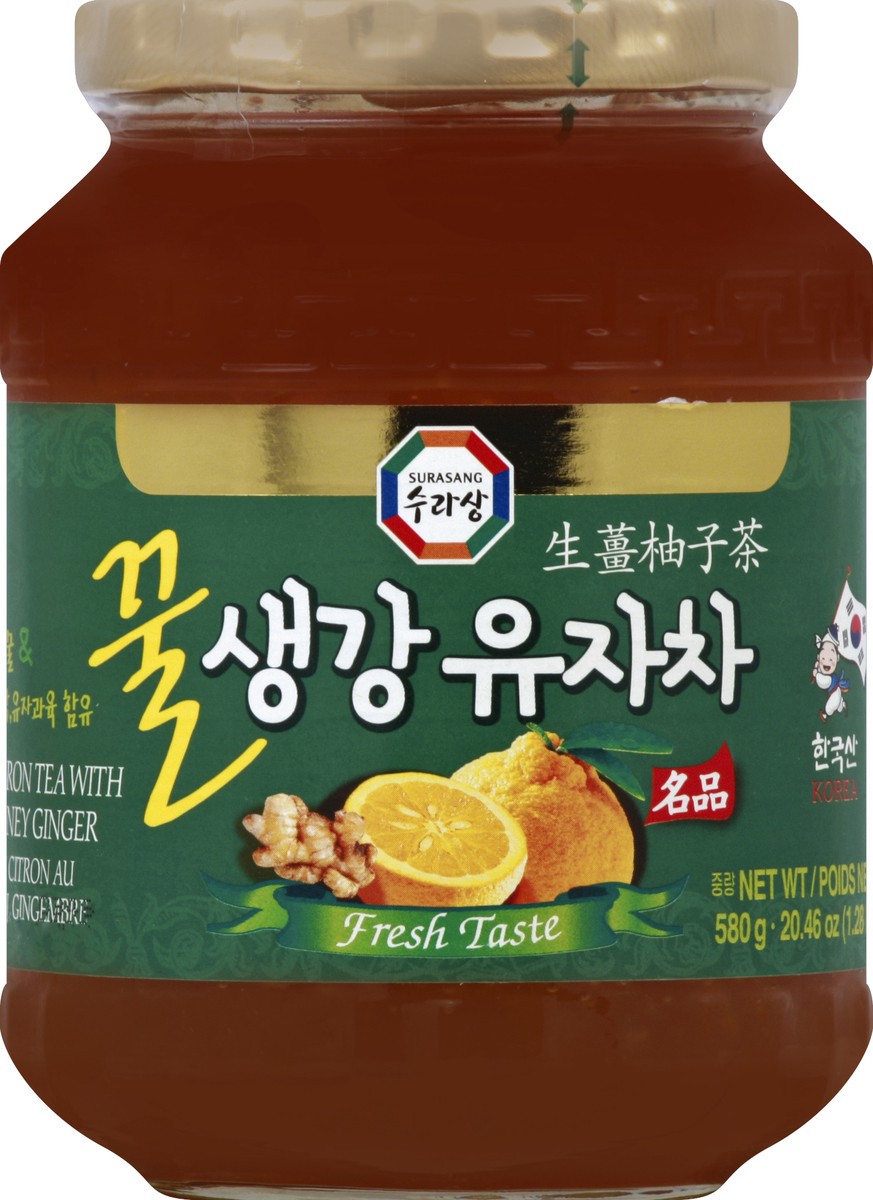 slide 5 of 6, Surasang Wang Sura Citron Tea Honey Ginger, 20.46 oz