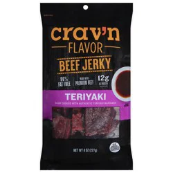 Crav'n Flavor Crav'N Teriyaki Lg Beef Jrky