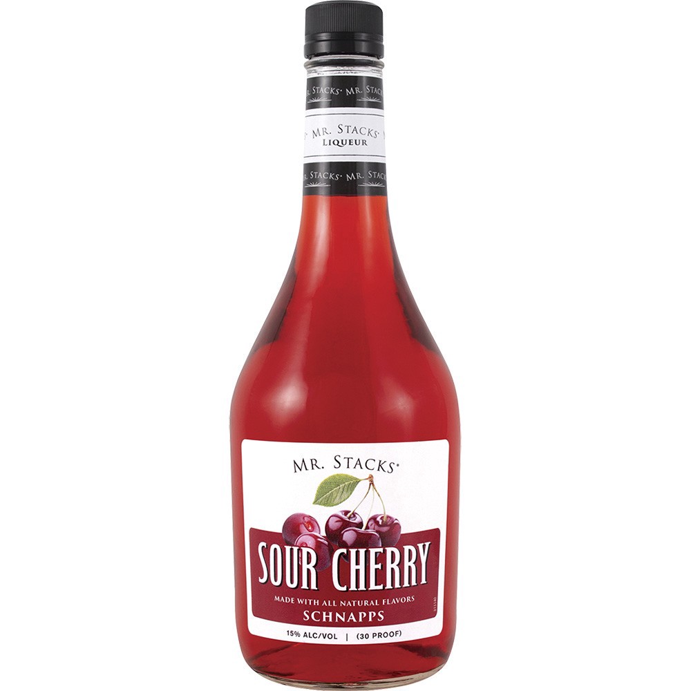slide 1 of 1, Mr Stacks Sour Cherry Schnapps, 750 ml
