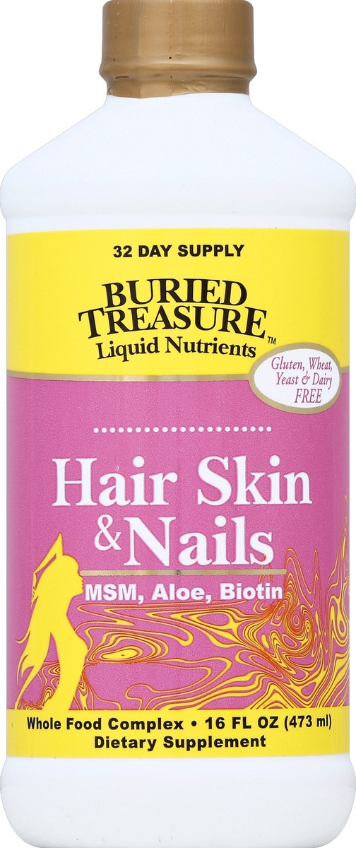 slide 2 of 2, Buried Treasure Hair Skin & Nails 16 oz, 16 oz