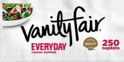 Vanity Fair Everyday Paper Napkins, 250 Count