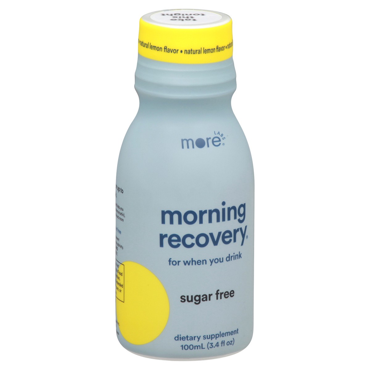 slide 12 of 14, More Labs Sugar Free Natural Lemon Flavor Morning Recovery 3.4 fl oz, 3.4 fl oz