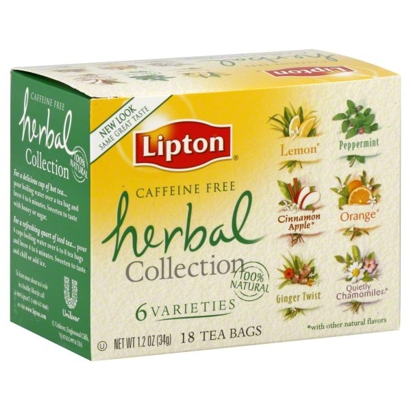 slide 1 of 1, Lipton Herbal Collec - 18 ct, 18 ct