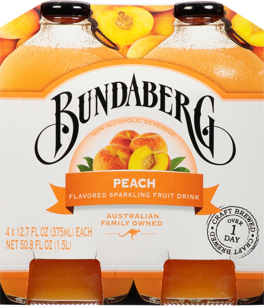 slide 7 of 14, Bundaberg Fruit Drink Sparkling Peach- 50.8 fl oz, 50.8 fl oz