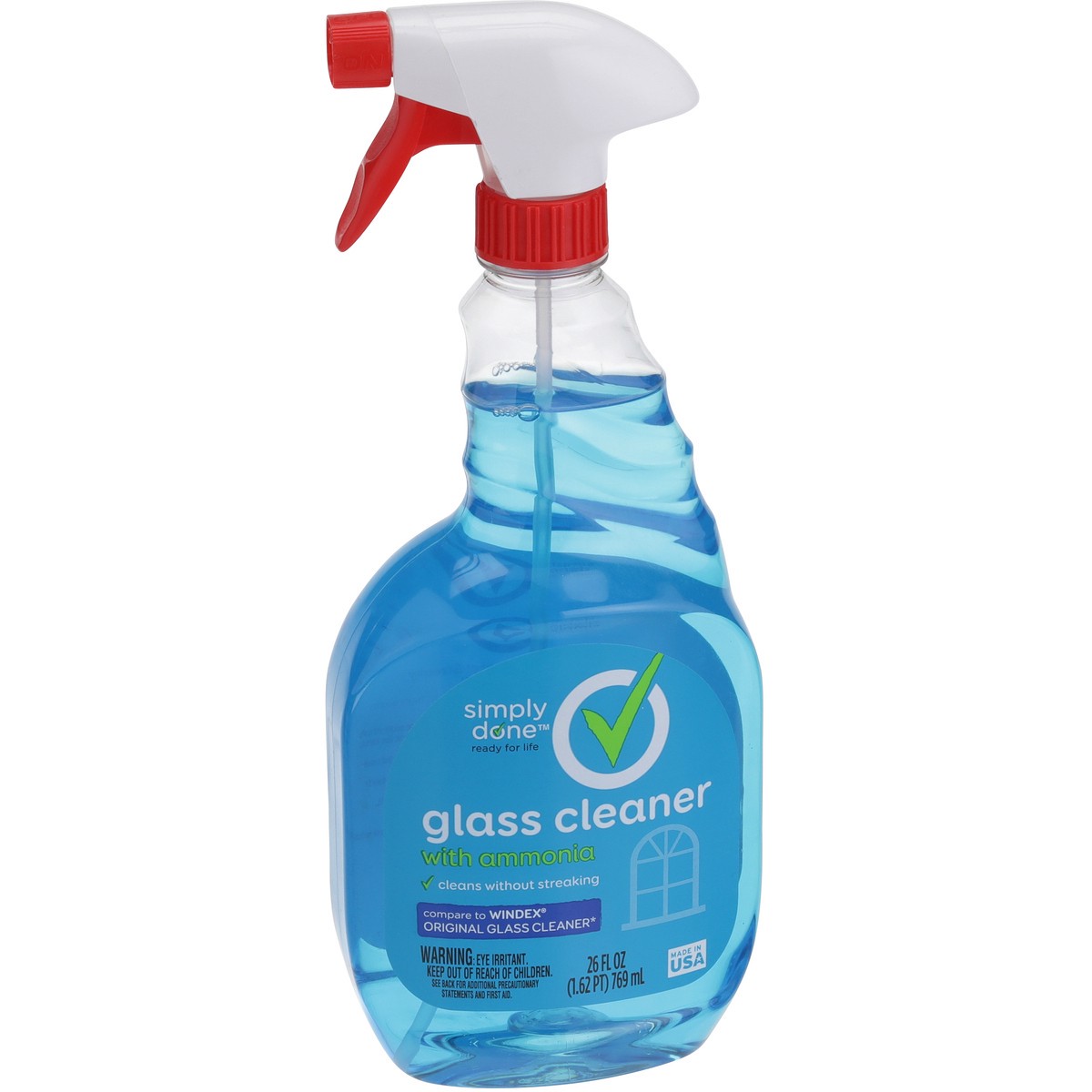 slide 5 of 11, Simply Done Glass Cleaner With Ammonia, 26 fl oz