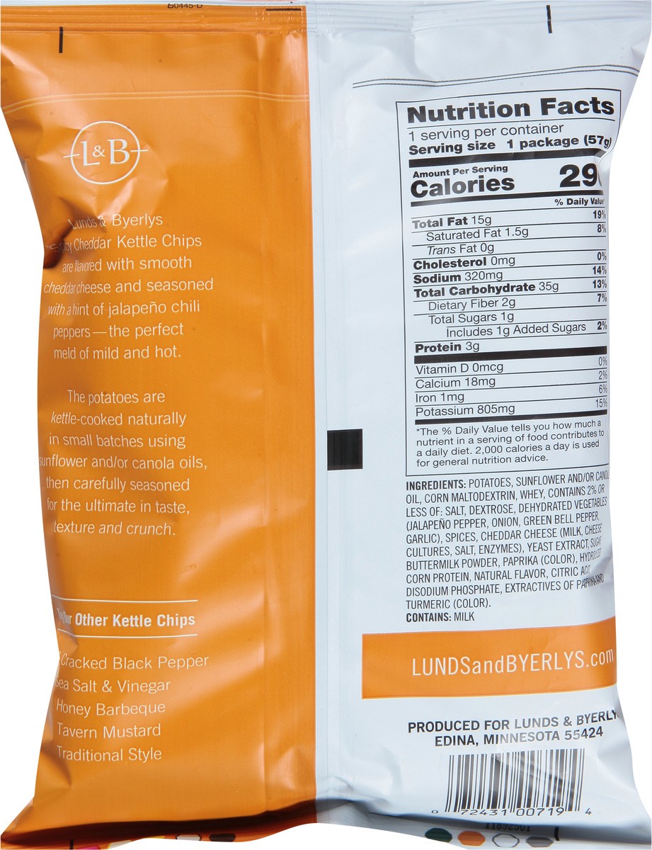 slide 4 of 13, Lunds & Byerlys Extra Crunchy Kettle Spicy Cheddar Chips 2 oz, 2 oz