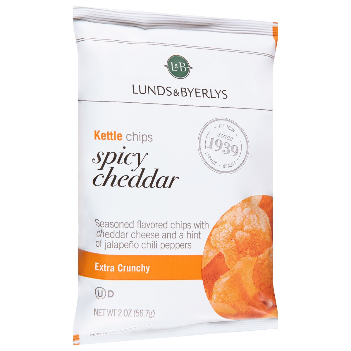 slide 5 of 13, Lunds & Byerlys Extra Crunchy Kettle Spicy Cheddar Chips 2 oz, 2 oz