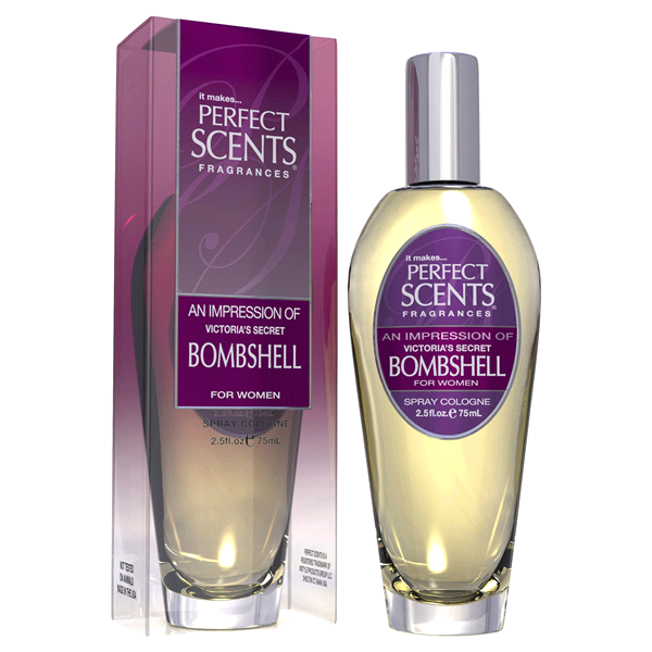 slide 1 of 1, Perfect Scents Impression Of Victoria's Secret Bombshell Spray Cologne, 2.5 fl oz