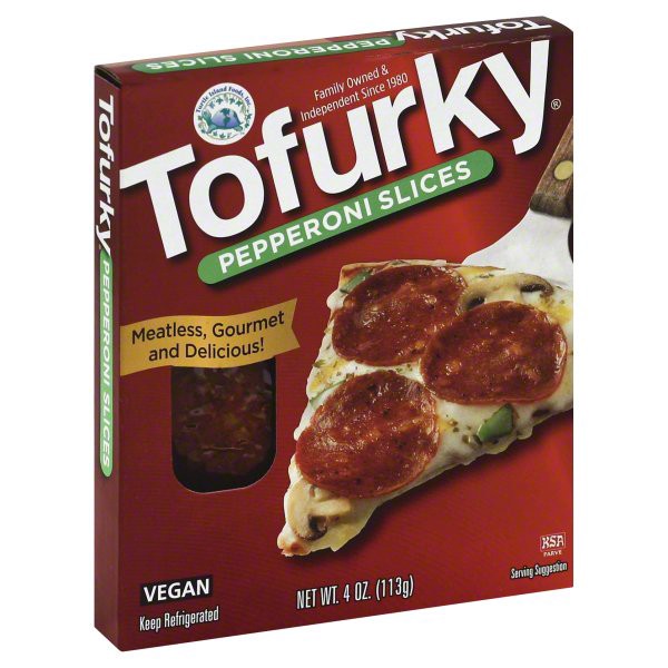 slide 1 of 4, Tofurky Pepperoni Slices, 4 oz