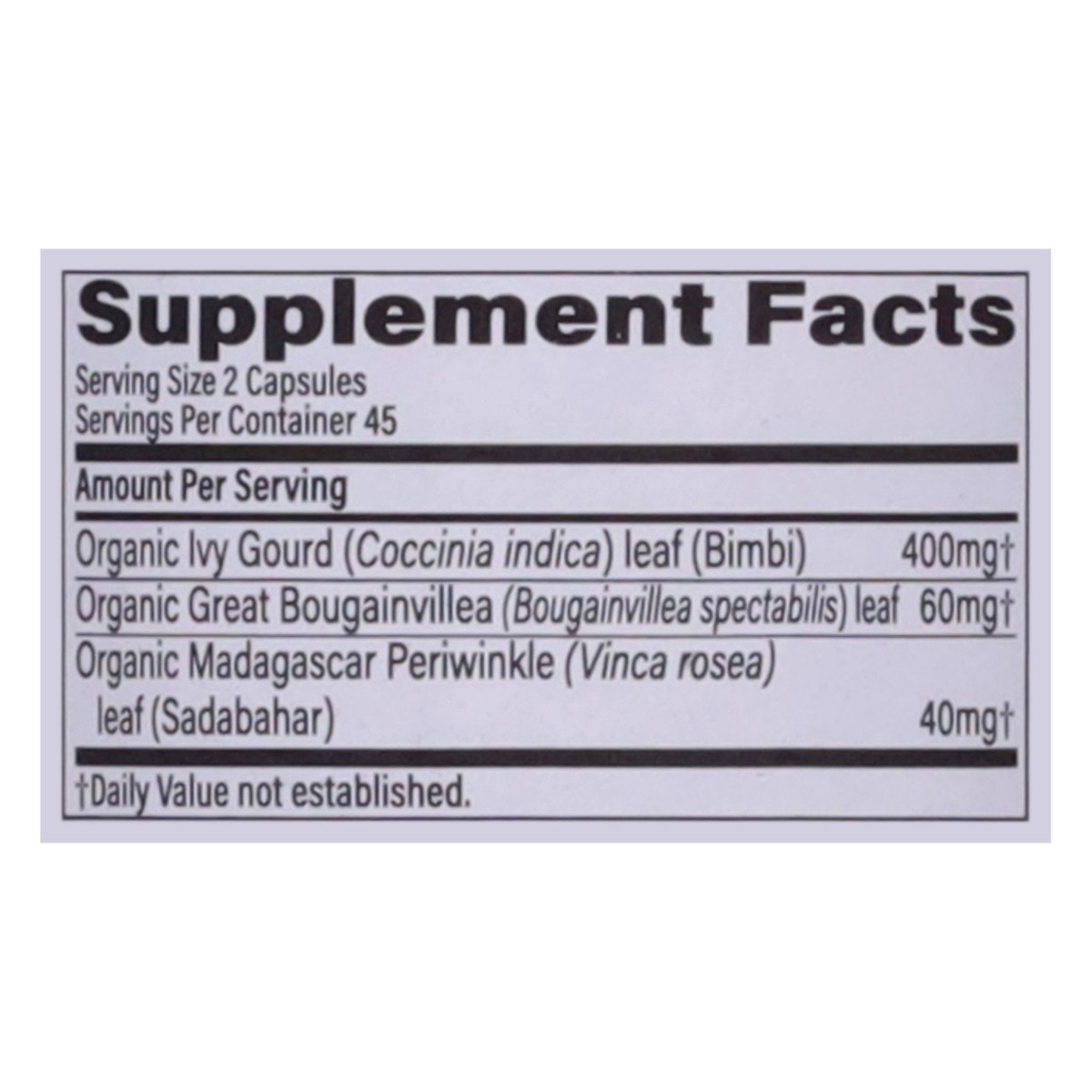 slide 11 of 13, Organic India Sugar Balance 90 Veg Caps, 90 ct