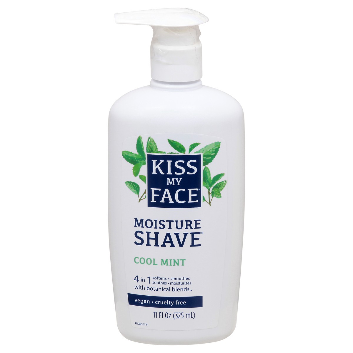 slide 1 of 12, Kiss My Face 4 In 1 Cool Mint Moisture Shave 11 fl oz, 11 fl oz