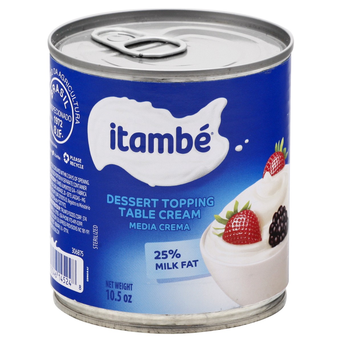 slide 3 of 9, itambe Table Cream Dessert Topping 10.5 oz, 10.5 oz