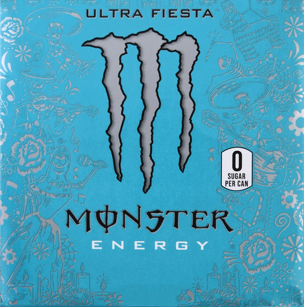 slide 11 of 13, Monster 4 Pack Ultra Fiesta Energy Drink 4 ea - 4 ct, 4 ct