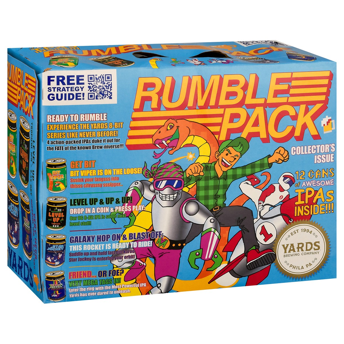 slide 4 of 9, Yards IPA Assorted Beer Rumble Pack 12 ea, 12 ct