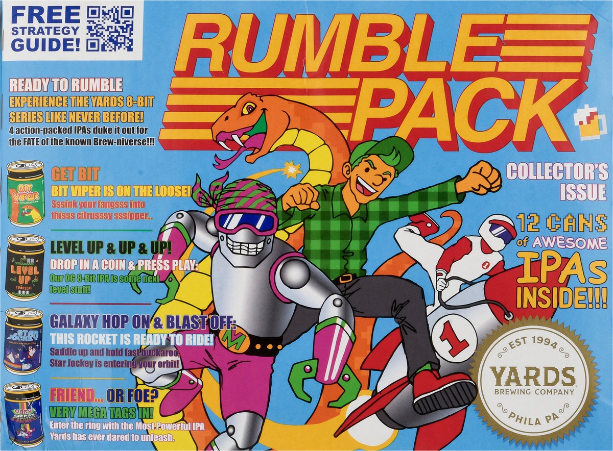 slide 3 of 9, Yards IPA Assorted Beer Rumble Pack 12 ea, 12 ct