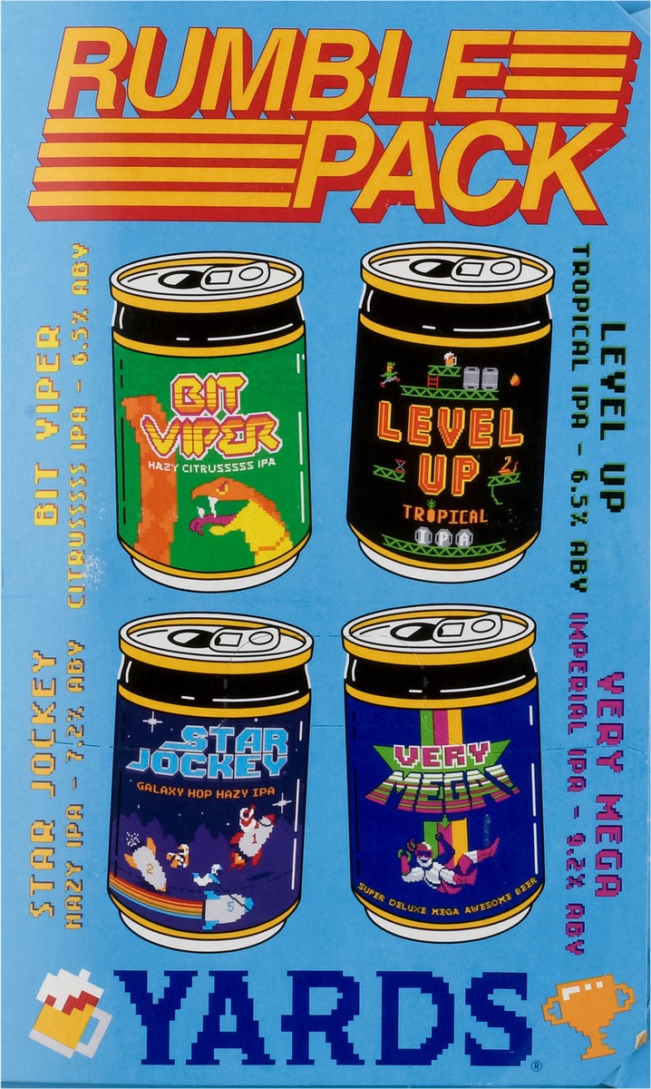 slide 2 of 9, Yards IPA Assorted Beer Rumble Pack 12 ea, 12 ct
