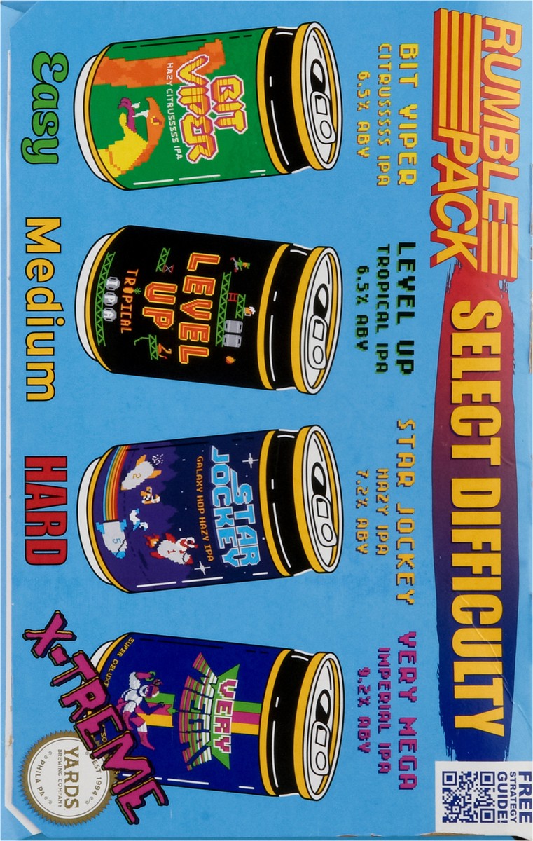 slide 7 of 9, Yards IPA Assorted Beer Rumble Pack 12 ea, 12 ct